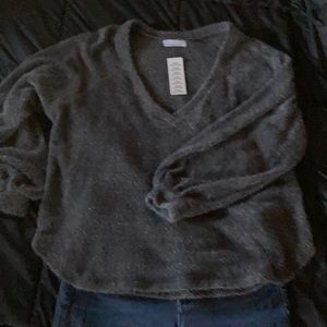 Urban outfitters grey v neck sweater